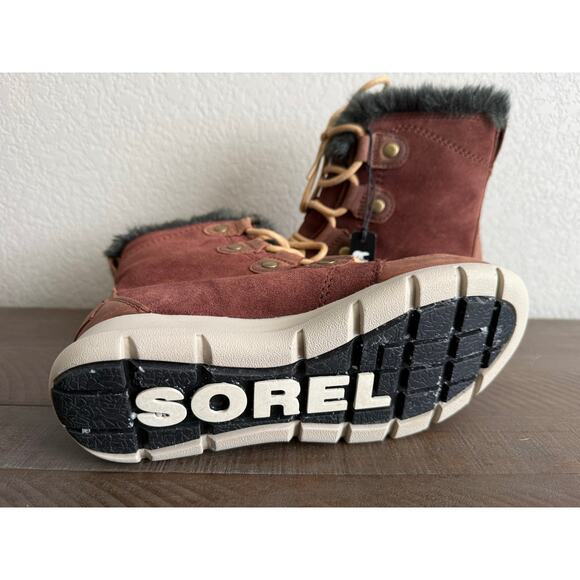 SOREL Explorer Joan Burro Waterproof Insulated Winter Snow Boot Women's 7 NEW - Picture 8 of 9